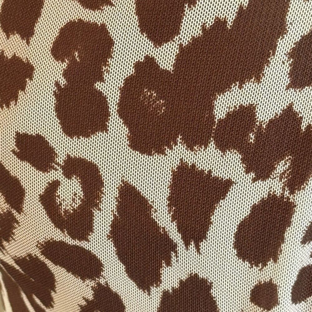 Grunge Leopard Print Mesh Maxi Dress Size Spaghetti Straps XL New With Tags - Picture 8 of 10